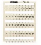 WAGO 793-666 Bezeichnungskarten Wei&szlig; 5 St.