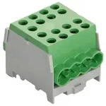 Pollmann Hauptleitungsabzweigklemme, 1-polig, 1x Eing. 2x35 mm2, 1x Ausg. 6x25 mm2,