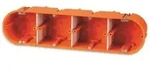 F-TRONIC Hohlwanddose, &Oslash; 68 mm, T 60 mm, 4-fach, massiv