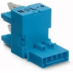 WAGO Netz-H-Verteiler Netz-Stecker - Netz-Buchse, Netz-Buchse Gesamtpolzahl: 5 Wei&szlig;