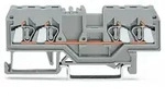WAGO 280-831 Durchgangsklemme 5mm Zugfeder Schwarz 100St.