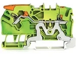 WAGO 2102-5207 Schutzleiterklemme 5.20mm Push-In-Klemme Gr&uuml;n, Gelb 50St.