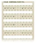 WAGO 209-500/209-134 Bezeichnungskarten Wei&szlig; 5St.
