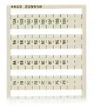 WAGO 209-958 Bezeichnungskarten Wei&szlig; 5St.