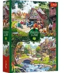 Trefl, Idyllisches Leben, 2x500 Teile Puzzle