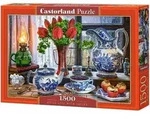 CASTORLAND Puzzle Stilleben mit Tulpen 1500 Teile