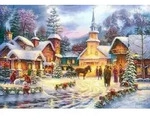 CASTORLAND Puzzle Snowy Christmas Village 1500 Teile