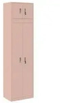 vidaXL Aufbewahrungsschrank 2 stk. Rosa 60 x 40 x 220 cm Stahl