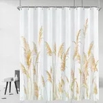 Duschvorhang 180x200 cm Gelbe Weizenspitze H200 x B180 cm (1er Pack)