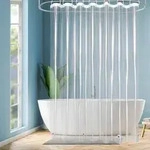 Duschvorhang 200x200 Transparent H200 x B200 cm (1er Pack)