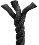 vidaXL Juteseil 24 Schwarz 100% Tossa Jute