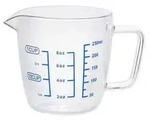 Messbecher aus Glas mit 250 ml Messbecher, Skala, 1 Tasse