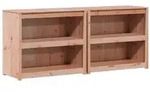 vidaXL Au&szlig;enk&uuml;chenschrank MEPPEL 2 pcs Nat&uuml;rlicher Douglas