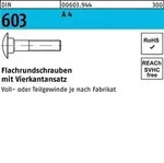 Flachrundschraube DIN 603 m.Vierkantansatz M 10 x 110 A 4 50 St&uuml;ck