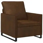 vidaXL Einzelsofa Braun 70 x 81 x 82 cm Kunstwildleder