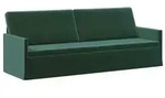 vidaXL 3-Sitzer Sofa Dunkelgr&uuml;n 220 x 81 x 82 cm Samt (V)