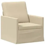 vidaXL Einzelsofa Creme 70 x 81 x 82 cm Stoff
