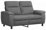 vidaXL Sofa Dunkelgrau 158 x 90 x 95 cm Stoff
