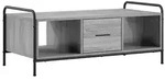 vidaXL Couchtisch Sonoma-Grau 99,5 x 49 x 41 cm Holzwerkstoff