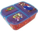 Brotdose Kinder Lunchbox F&auml;cher Unterteilung Kunststoff Super Mario