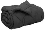 vidaXL Winterbettdecke Anthrazit 140 x 200 cm Mikrofaser