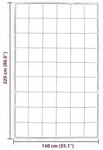 vidaXL Winterbettdecke Schwarz 140 x 220 cm Satin und Mikrofaser
