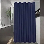 Duschvorhang 100x200 wasserdicht Dunkelblau H200 x B100 cm (1er Pack)