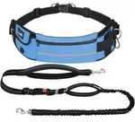 Joggingleine Bauchgurt Laufg&uuml;rtel G&uuml;rteltasche Blau Leichtgewicht 2.0