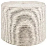 vidaXL Juteseil 8 Wei&szlig; 100% Tossa Jute