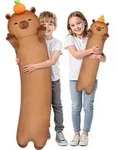Mewaii 50CM Kuscheltier Capybara Pl&uuml;schkissen Stofftiere Lang Pl&uuml;schtier