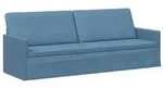 vidaXL 3-Sitzer Sofa Blau 220 x 81 x 82 cm Cordstoff