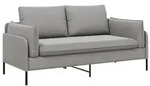 vidaXL 2-Sitzer Sofa 2-Sitzer Hellgrau 188 x 81 x 89 cm Samt