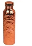 Kupferbeschichtete Trinkflasche 800ml Hammerschlagoptik auslaufsicher inkl....