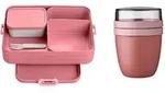 Mepal 2-tlg Starter Set Snacks to go &ndash; Bento-Lunchbox Large mit Lunchpot &ndash;