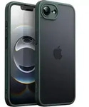 Handyh&uuml;lle 6 1 Zoll Sto&szlig;fest Matt Anti iPhone 16e Dunkelgr&uuml;n