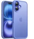Handyh&uuml;lle iPhone 16 sto&szlig;fest Milit&auml;rstandard transluzent Ultramarin