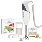ESGE M160G Stabmixer 160W mit Zerkleinereraufsatz, mit Mixbecher Wei&szlig;