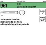 Sechskantschraube DIN 961 VG M14x1,5x 35 8.8 galv.verz. 100 St&uuml;ck
