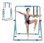 VEVOR Gymnastikstange f&uuml;r Kinder mit 63,5 kg Tragkraft, Klappbares Turnreck mit