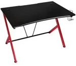 Nitro Concepts D12 Gaming-Tisch Schwarz/Rot