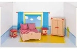 Goki Puppenm&ouml;bel Schlafzimmer f&uuml;r Puppenhaus