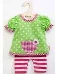 Puppen-H&auml;ngerchen mit Leggings, Gr. 35-45cm