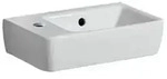 Geberit Handwaschbecken RENOVA COMPACT 400x250mm m &Uuml;L mit Hahnloch