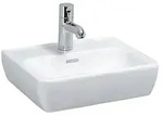 LAUFEN Handwaschbecken PRO A 450x340mm m &Uuml;L 1 HL-Ausf. wei&szlig;