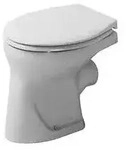 Duravit Stand-WC DURAPLUS BAMBI flach, 300x390mm, Abgang waagerecht
