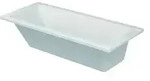 Duravit Rechteck-Badewanne D-CODE 1 R&uuml;ckenschr&auml;ge, wei&szlig; 1700x750mm