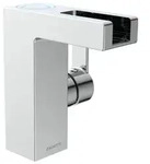 ORINOCO LED Waschtischarmatur, Chrom, mit Schwallauslauf