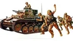 Tamiya 1:35 WWII PzKpfw. II Ausf.F-G 300035009