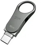 Silicon Power Mobile C80 - USB-Flash-Laufwerk - 16 GB - USB 3.0/USB Typ C - Tita
