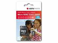 AgfaPhoto Flash-Speicherkarte (microSDXC-an-SD-Adapter inbegriffen)